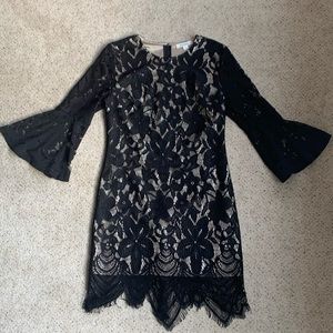 Francescas Black & Gold Party Dress